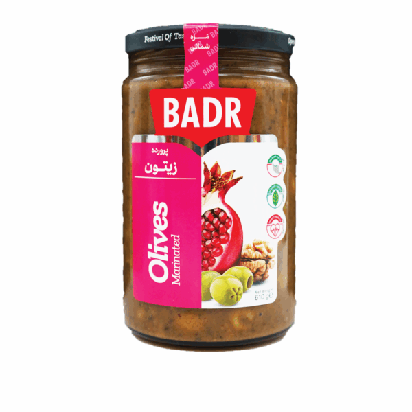 ترشی زیتون پرورده بدر - ۶۱۰ گرمی