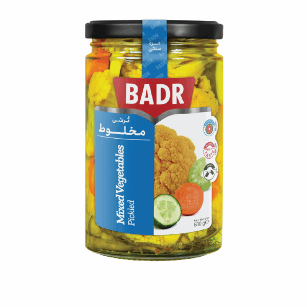 ترشی مخلوط بدر - ۶۳۰ گرمی