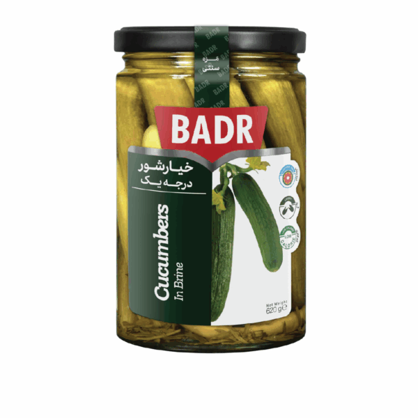خیارشور درجه یک بدر - ۶۲۰ گرمی