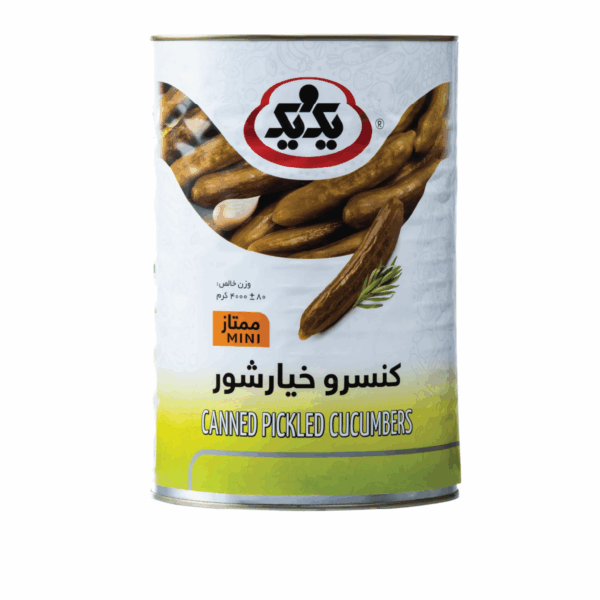 کنسرو خیارشور ممتاز یک و یک - ۴ کیلوگرم